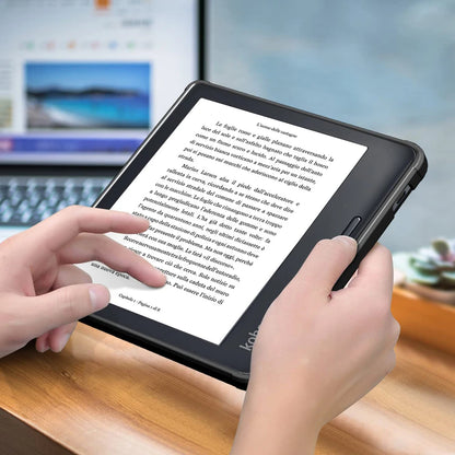 Kobo Sage 2021 Origami Leather Case — Thinnest Smart Cover for 8″ N777/N778K with Auto Wake/Sleep