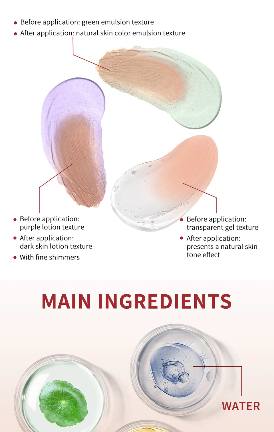 Erborian Centella CC Cream – Color-Changing Moisture Foundation, Full Coverage Magic Korean Makeup