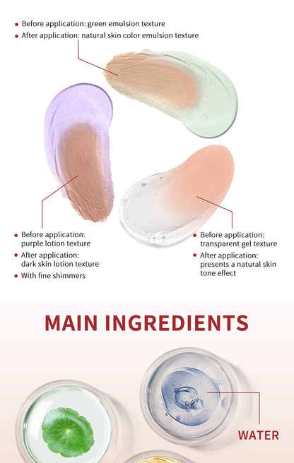 Erborian Centella CC Cream – Color-Changing Moisture Foundation, Full Coverage Magic Korean Makeup