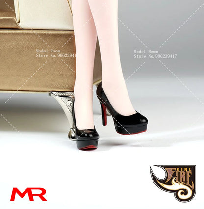 1/6 Scale Fashion Girl High Heel Shoes — Stiletto Court Shoe Model for 12" TBL PH Female Action Figures