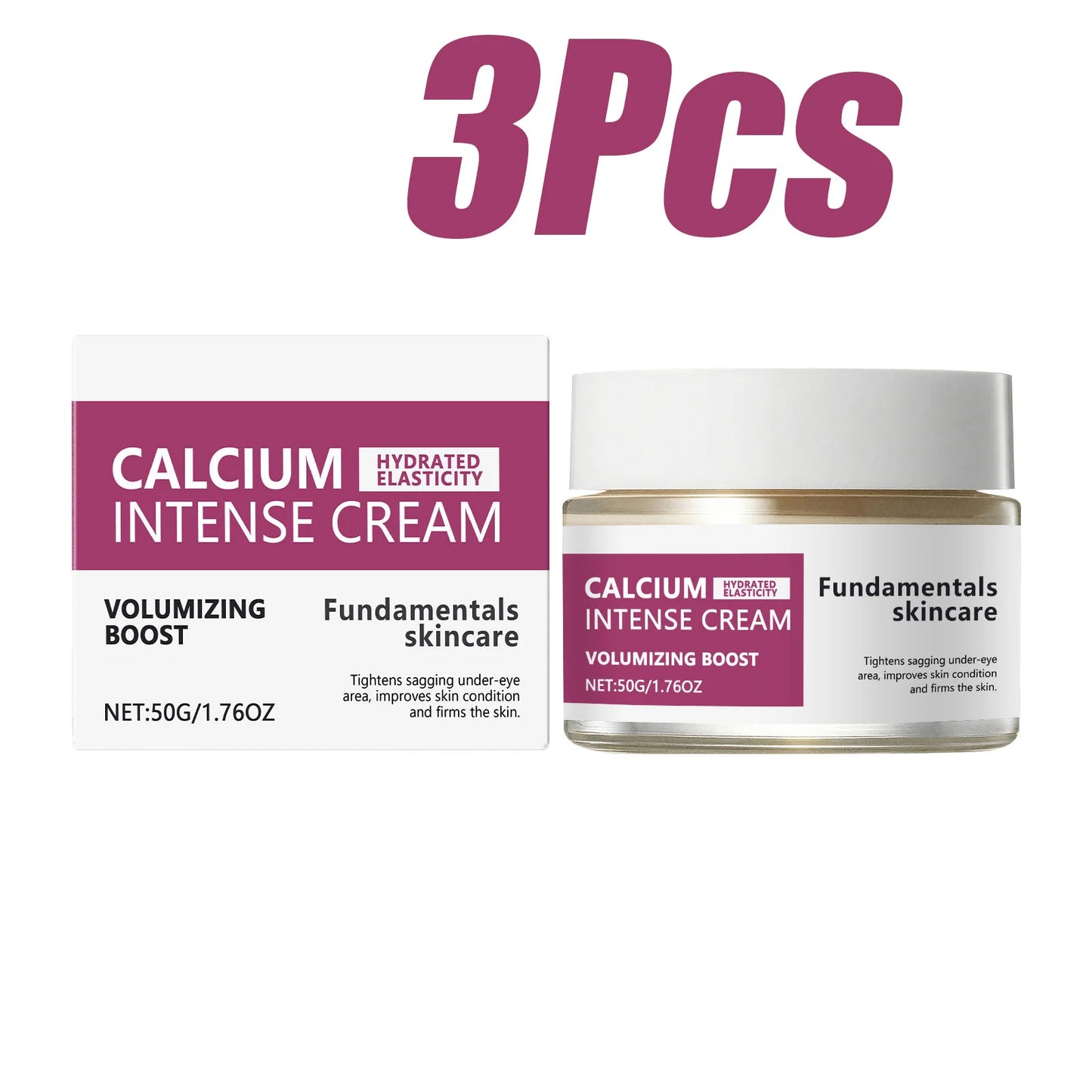 Calcium Intense Face Cream – Skin Tightening & Firming Moisturizer, Improves Elasticity, Lifts Sagging Skin & Deep Nourishing Facial Care Cream