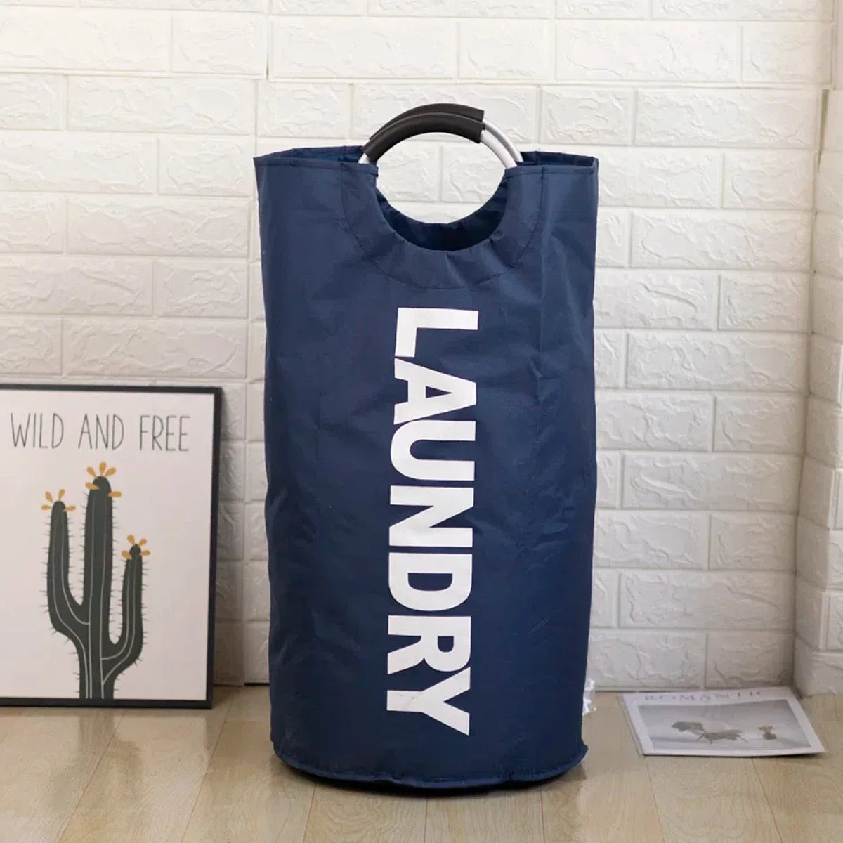 Oxford Fabric Foldable Laundry Basket – Large-Capacity Dirty Clothes Storage Bag for Home, Dorm & Laundry Room