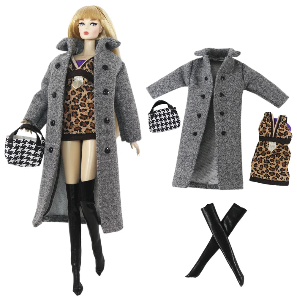1:6 Scale Doll Clothes Set – Dress Outfit for 11.5-inch (30cm) Dolls, Multiple Styles for Girls’ Gifts