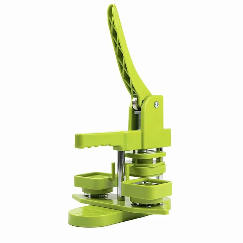 50x50mm Square Badge Press Machine - Rotating Manual for Refrigerator Magnets, Business Gifts, Home & Office Use