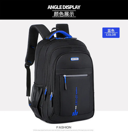 Men’s Oxford Waterproof Backpack – Business Laptop Rucksack for Travel, Work & High School Students