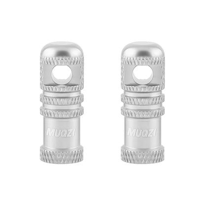 MUQZI 2/4PCS Presta Valve Caps with Core Remover — MTB Tubeless Tire Valve Stem Accessories