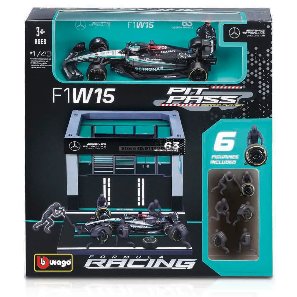 Bburago 1:43 2024 F1 Ferrari SF24 & RB20 Alloy Die-Cast Car Model – Luxury DIY Toy Series