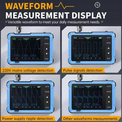 FNIRSI DSO510 DSO152 DSO153 Mini Handheld Oscilloscope - 2-in-1 Digital Scope 48MS/s 10MHz for Electronic Repair