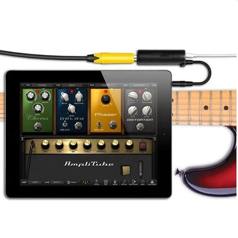 Guitar Interface iRig Converter – Audio Tuner Line Adapter Replacement for Phone