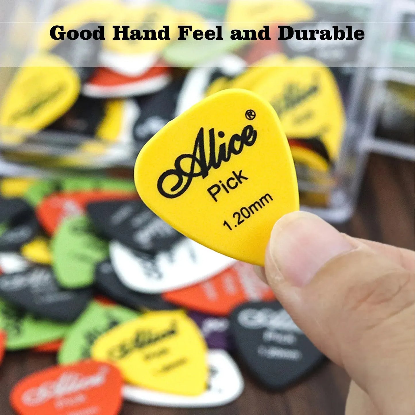 Multicolor ABS Guitar Picks Set – 50/100 Premium Mixed Plastic Plectrums for Acoustic, Electric, Bass & Ukulele