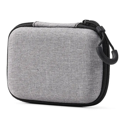 Portable Shockproof Headphone Case – Hard Shell Earphone Bag for Headset, Memory Card & USB Cable Storage