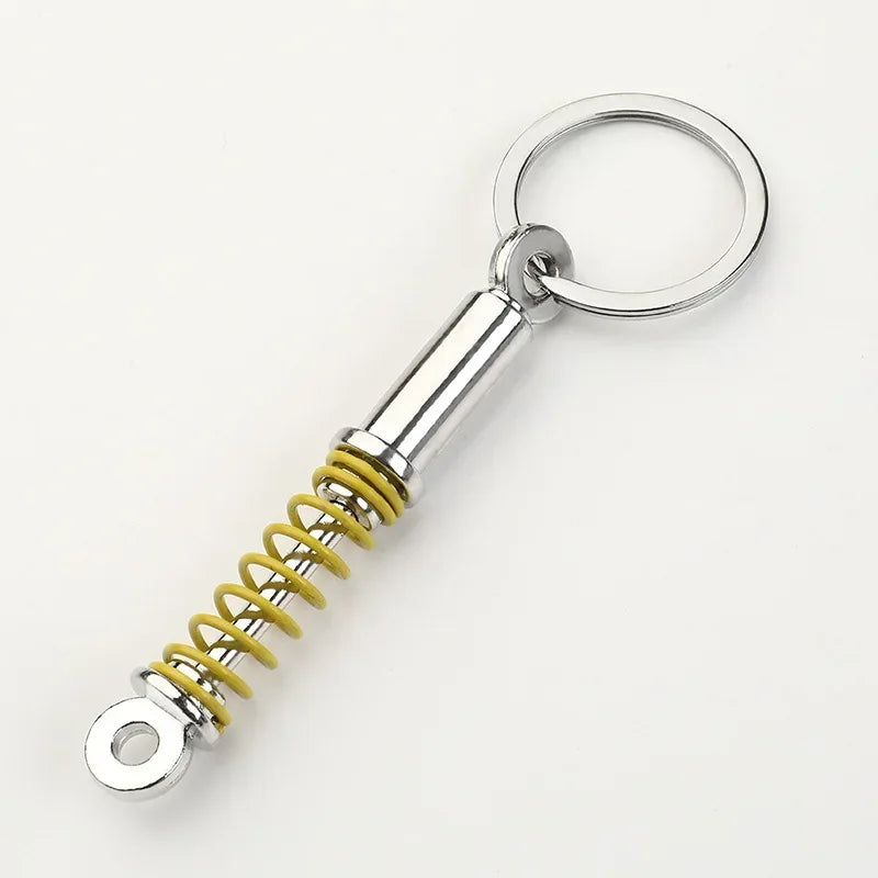 Creative Gear Head Keychain – Speed Gearbox & Turbo Hub Brake Disc Pendant for Car Keys, Shock Absorber Keyring