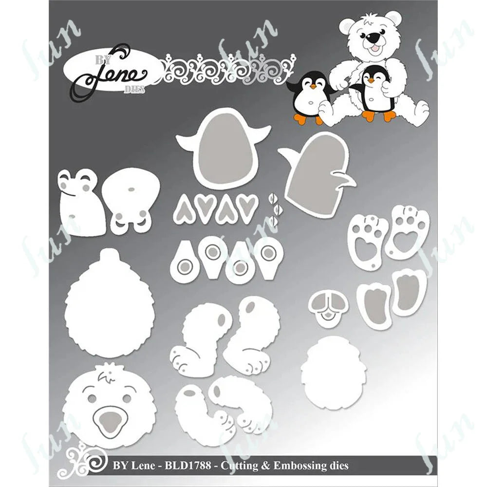 Tall Elf Metal Cutting Dies – Pine Cone Gnome Scrapbooking, Mailbox Craft Supplies for DIY Photo Albums