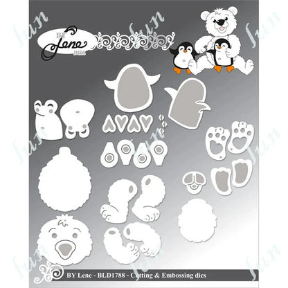 Tall Elf Metal Cutting Dies – Pine Cone Gnome Scrapbooking, Mailbox Craft Supplies for DIY Photo Albums