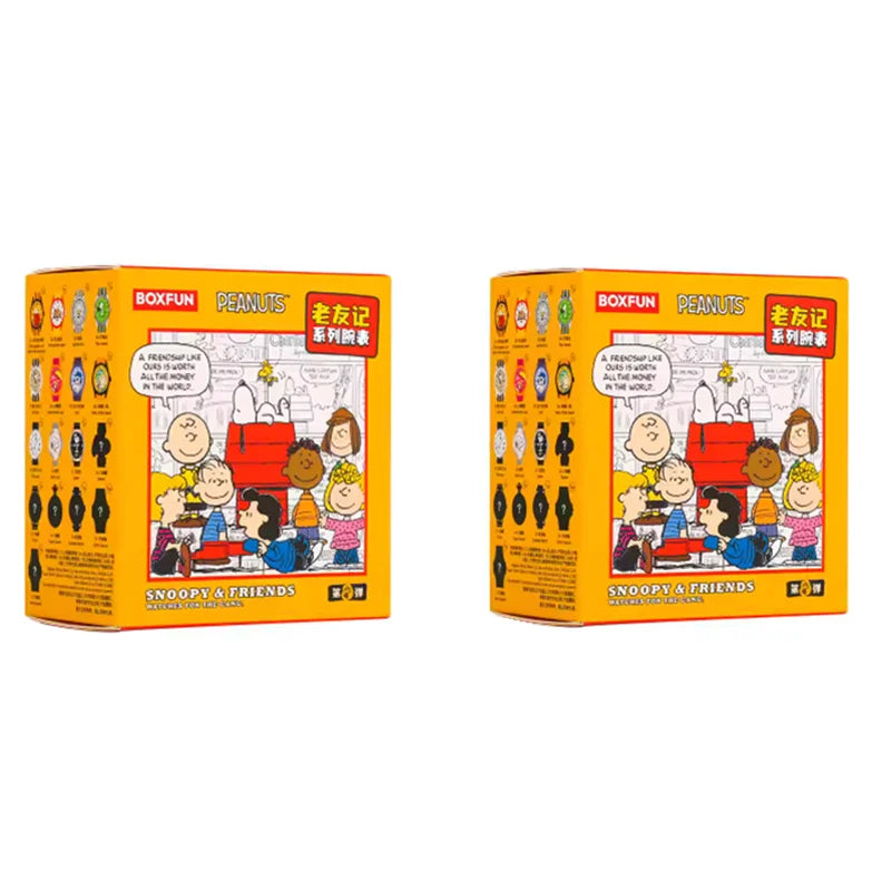 Authentic Maihe x Snoopy Peanuts Watch Blind Box – Trendy Collectible Mystery Gift Watches
