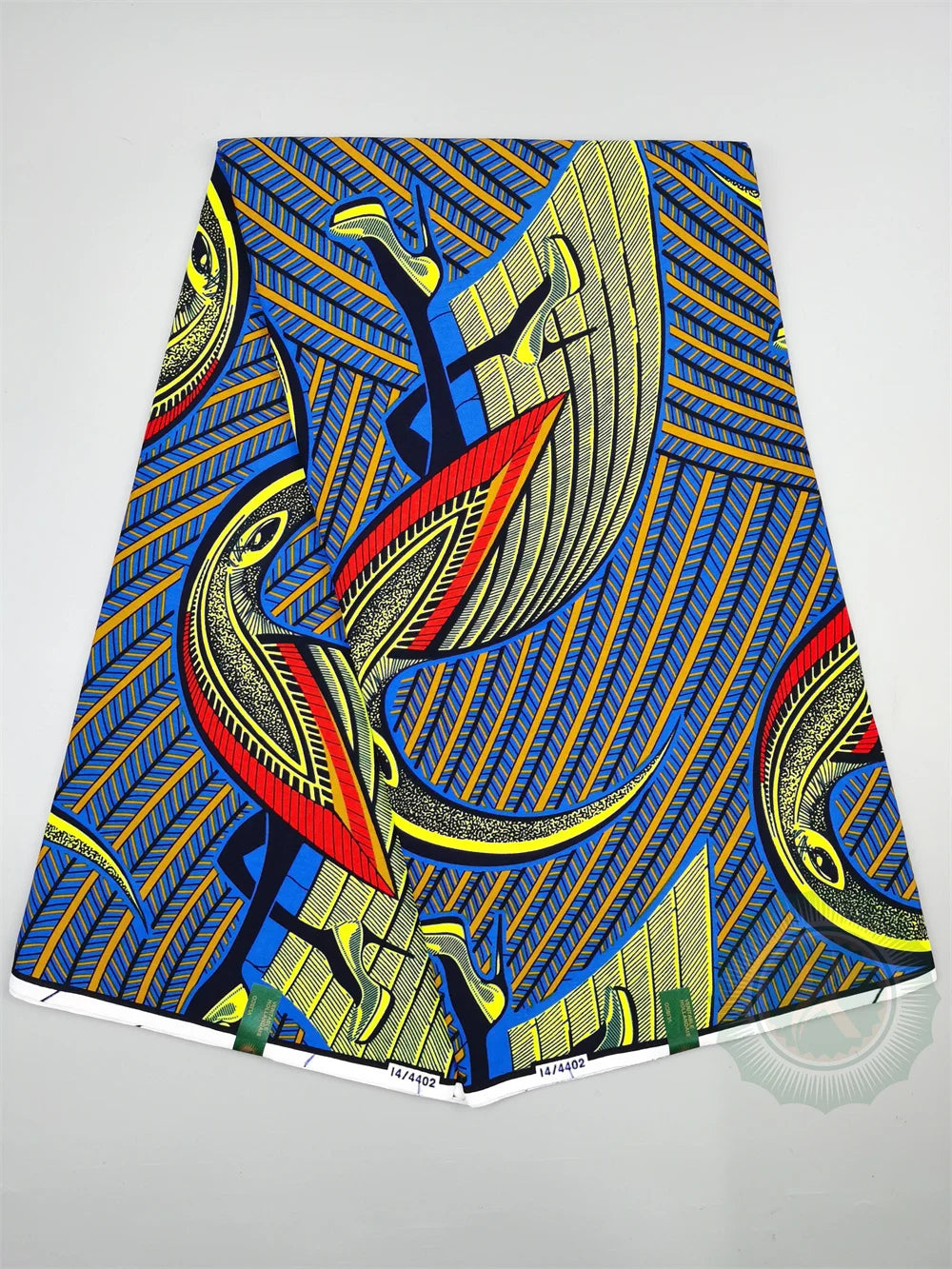 African Wax Fabric - Cotton Nigerian Ankara Batik Block Print Sewing Cloth