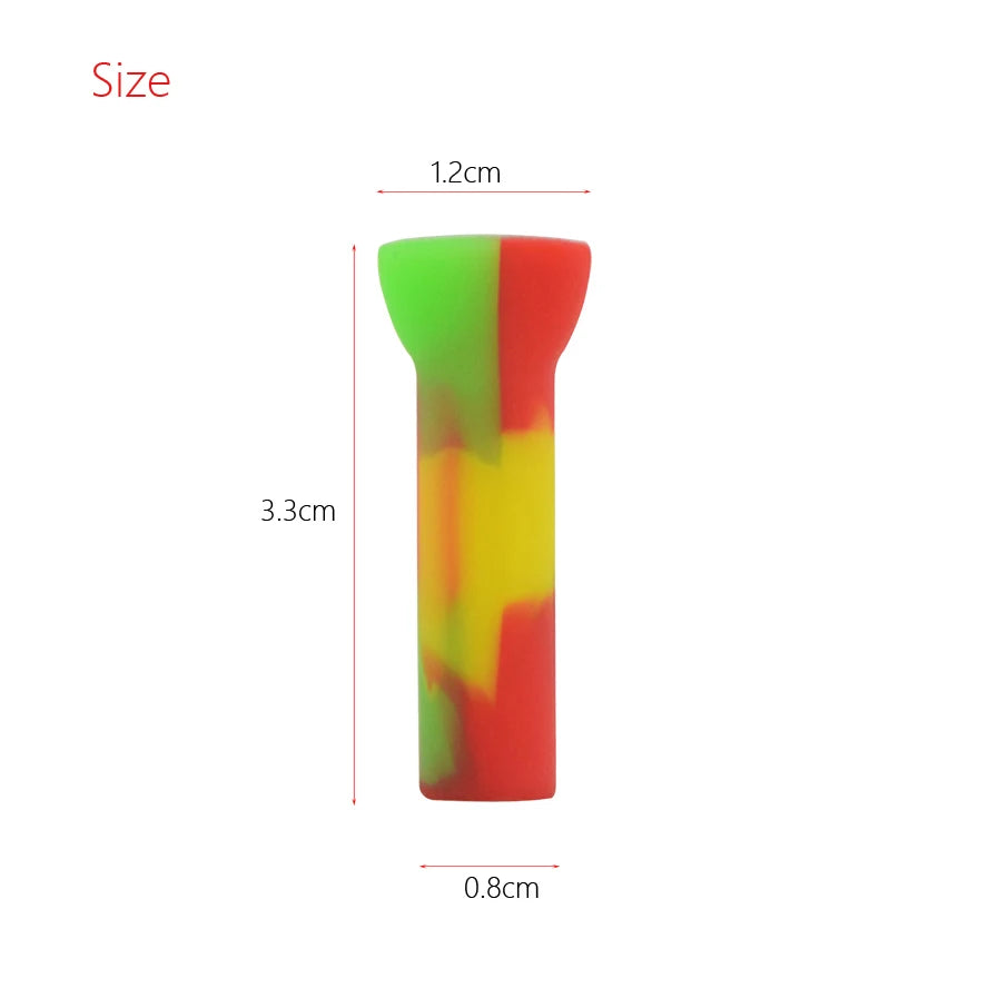 3/10/100pcs Smoking Rolling Paper with Silicone Nozzle — Anti-Scald Cigarette & Tobacco Filter Holder