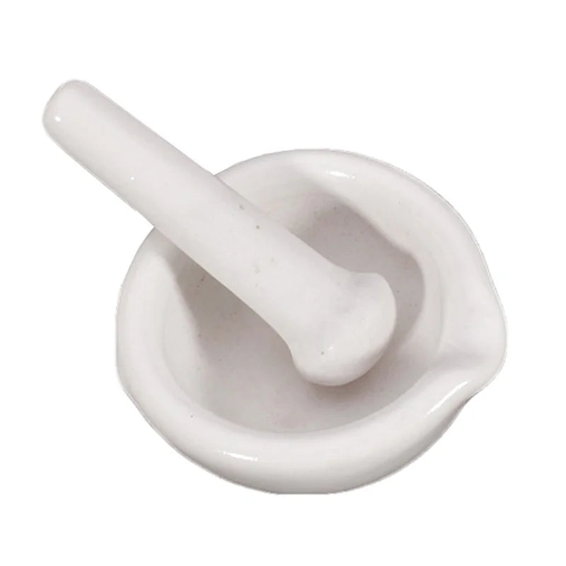 6ml Mini Porcelain Mortar and Pestle Set – Small Grinding Bowls for Mixing, Toppings & Herbs