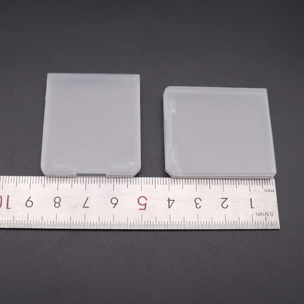 Clear Plastic Game Cartridge Cases - Dustproof Storage Boxes for Nintendo New 3DS, New 3DS LL, NDS & DSi