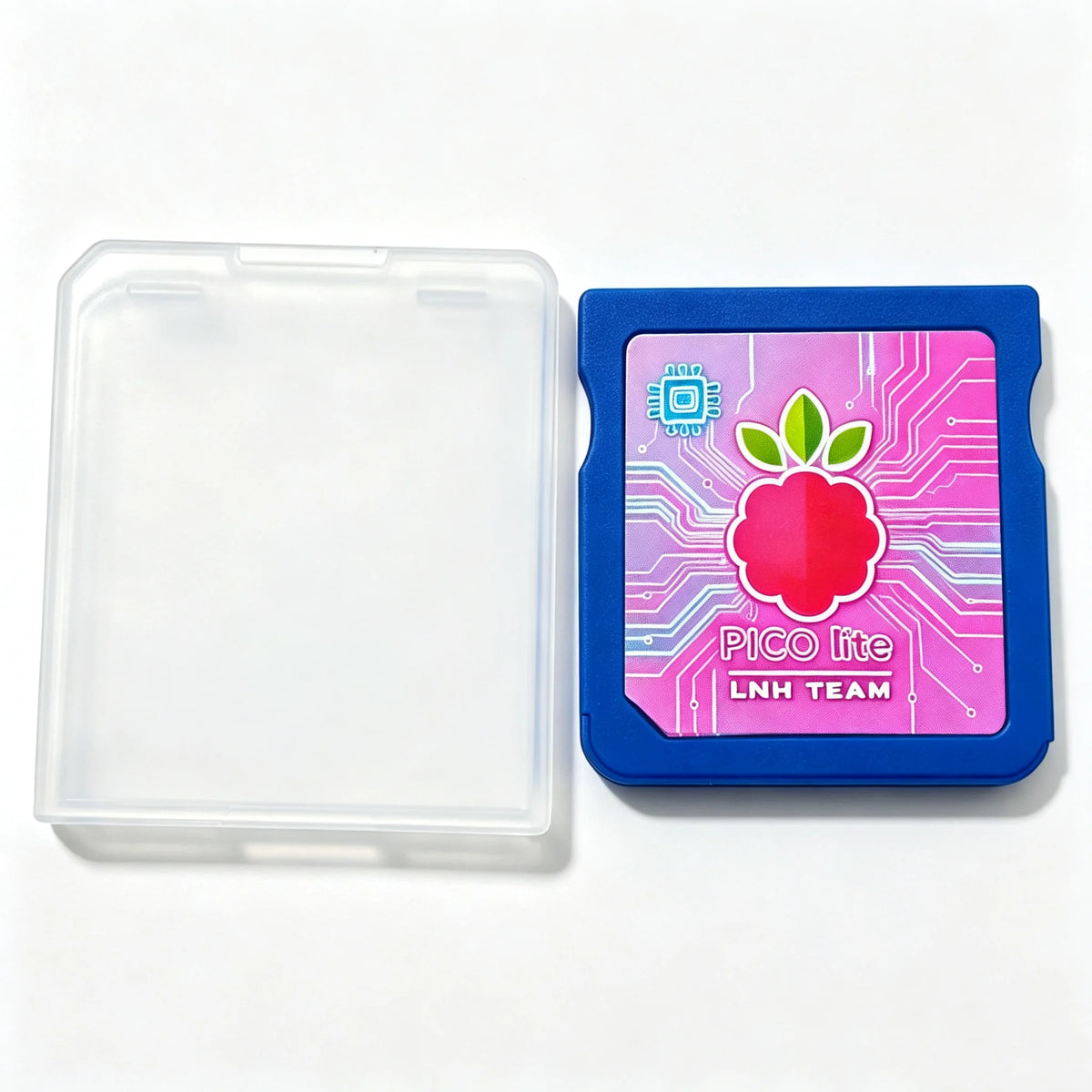 DSpico Pico Lite RP2040 Flash Cartridge - Open-Source Blue Purple Shell for NDS NDSL DSi 3DS with SD Support