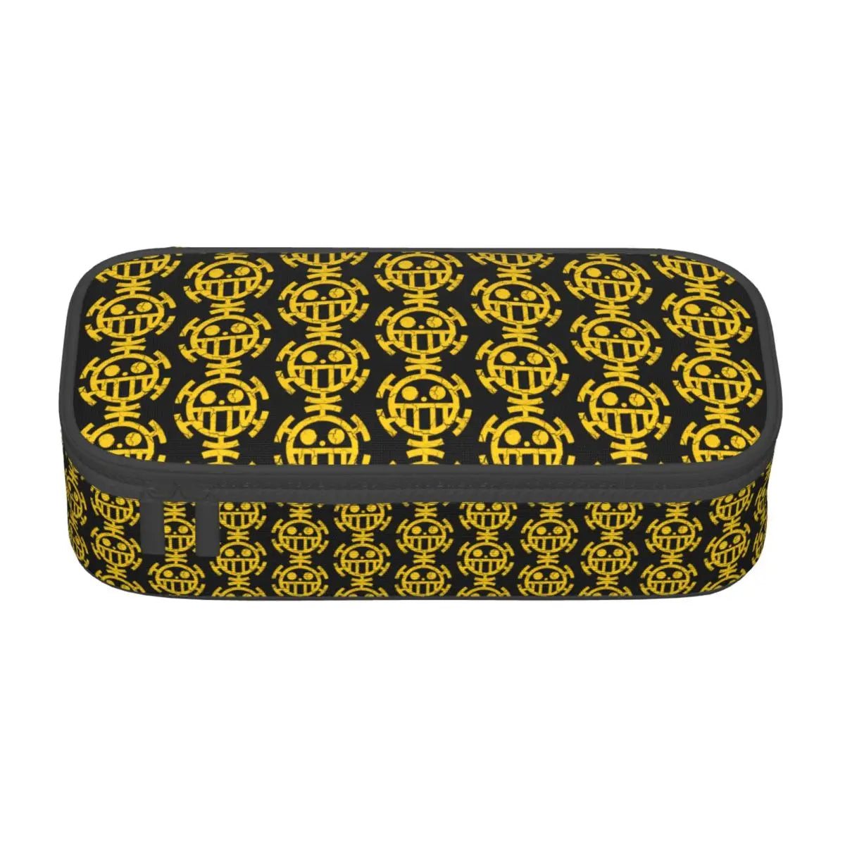 Cute Custom One Piece Pencil Case – Large Capacity Straw Hat Pirates Skull Stationery Bag for Boys & Girls