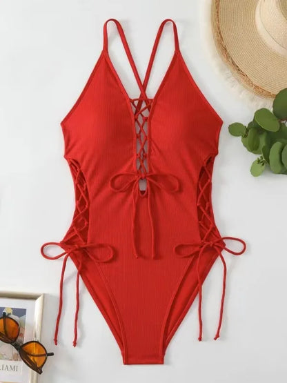 Women’s Floral Tankini Swim Set - Adjustable Strap Vest Top & Drawstring Shorts Bikini Beachwear for Summer
