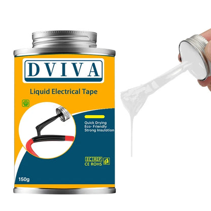Liquid Electrical Tape Insulating Paste - Fast-Drying High-Temperature Sealant for Wire, Cable & Line Repairs