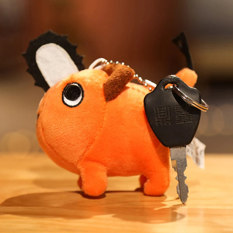 Pochita Plush Doll 10-40cm – Chainsaw Man Anime Soft Toy, Cute Stuffed Cartoon Pillow for Kids & Xmas Gifts