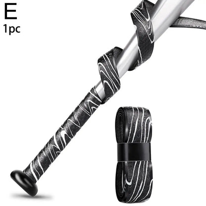 PU Baseball Bat Grip Tape – Multicolor Shock Absorption, Anti-Slip for Baseball, Softball, Cricket, and Hockey Bats