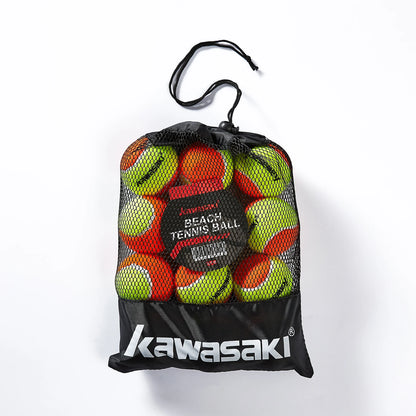 Kawasaki Beach Tennis Balls - High Elasticity and Impact Resistance, 12pcs per Lot