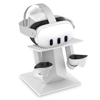 VR Stand Display Holder & Controller for Meta Quest 3/Pro, Oculus Quest 2 – Rechargeable Display Stand