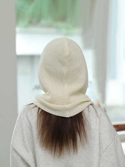 Women’s Winter Beanie Hat with Knit Balaclava – Neck Warmer & Ski Snow Scarf