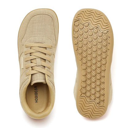HOBIBEAR Unisex Barefoot Shoes – Lightweight Minimalist Walking Sneakers for Men & Women, Lace-Up Outdoor Running Shoes