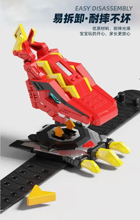 Genuine Mini Secret Service Watch Toy – Boy's Mecha Deformation Robot & Super Dinosaur Power