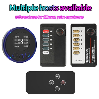 Electric Nipple Clamps & Breast Massager - Adjustable BDSM Sensation Toy for Adult Couples