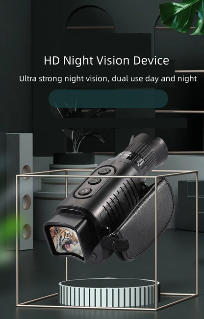 1080P HD Monocular Night Vision – 5X Infrared Zoom Hunting Telescope, 300m Full Darkness Range