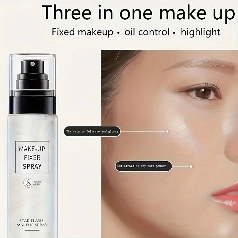 100ml Makeup Setting Spray – Long-Lasting, Oil-Control Hydrating Fixer Spray for Women Cosmetics
