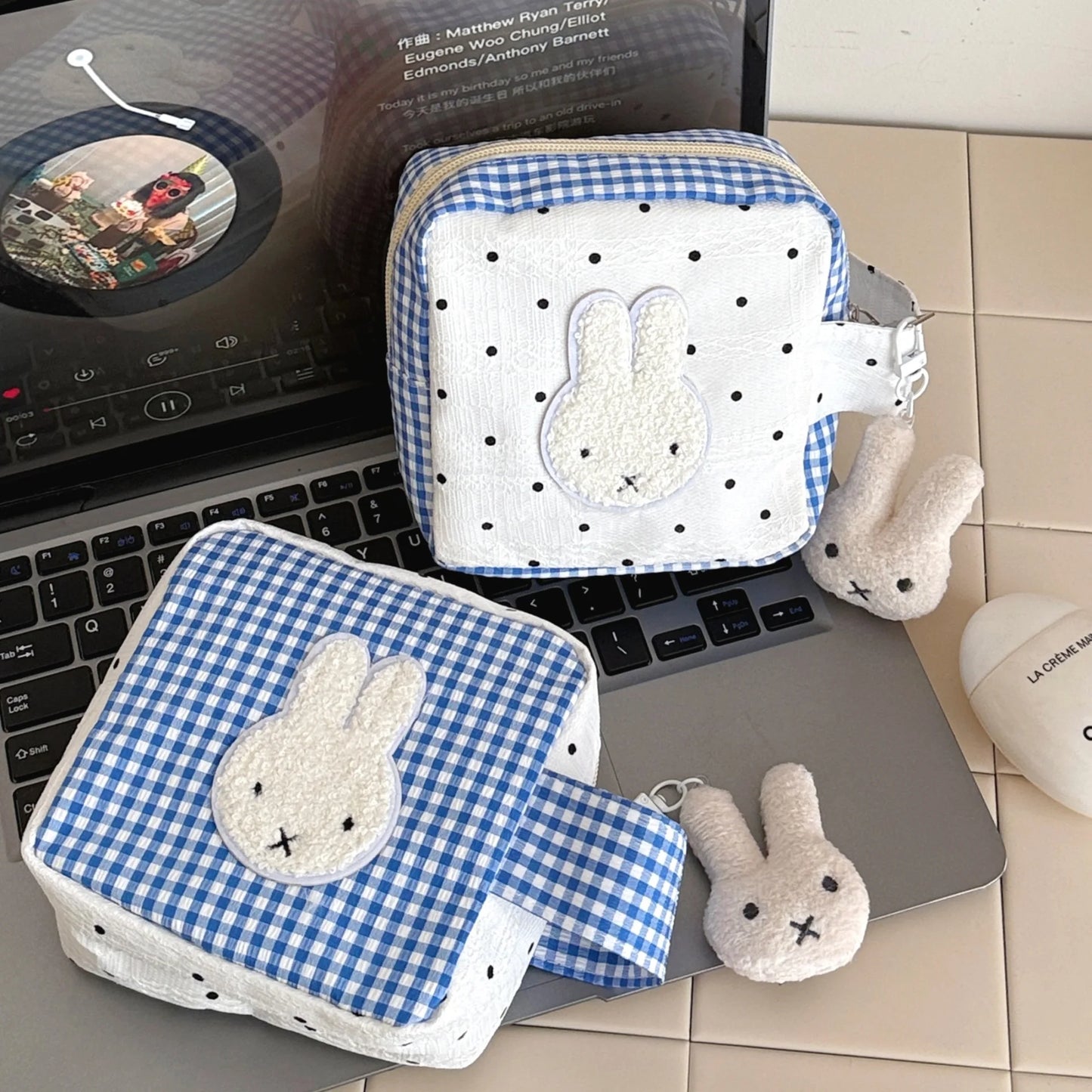Miffy Rabbit Mini Storage Bag - Cute Portable Makeup, Menstrual & Travel Organizer