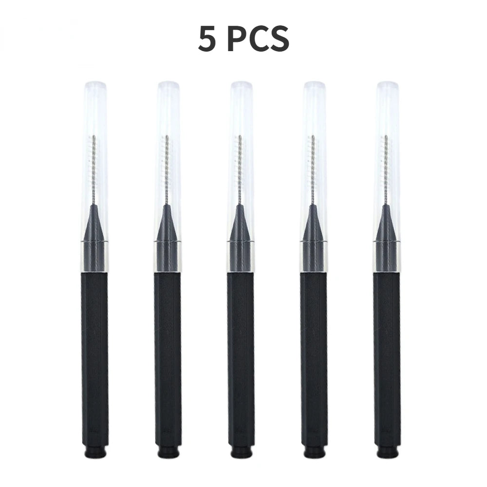 5/10/50PCS Mini Eyebrow & Lash Brushes – Disposable Bendable Brow Perm & Micro Eyelash Applicator Tools