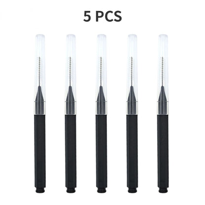 5/10/50PCS Mini Eyebrow & Lash Brushes – Disposable Bendable Brow Perm & Micro Eyelash Applicator Tools