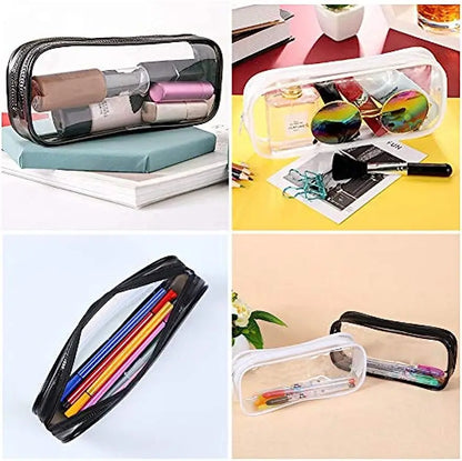 10/100pcs Thick PVC Jewelry Bags — Transparent Self-Sealing Pouches for Storage, Display & Anti-Oxidation Protection