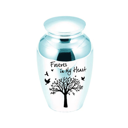 Tree of Life Small Urn for Human Ashes – Mini Keepsake Memorial Urn for Sharing Ashes