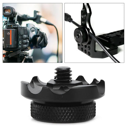 Aluminium Alloy Cable Clamp – Round Wire Fixator for SLR Camera Cage and Cable Management