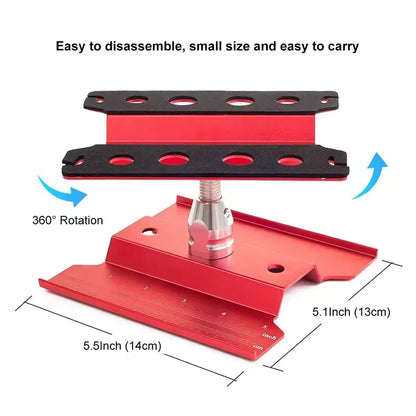 RC Car Tool Lifting Work Stand – 360° Rotating Repair Platform for 1/10 & 1/8 Buggy Crawler Cars