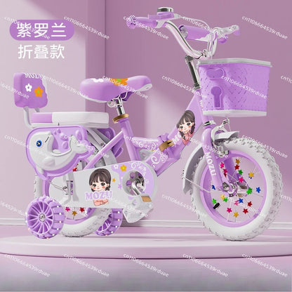 Children's Foldable Bicycle - 12-Inch Kids Bike for Ages 3–6 Years