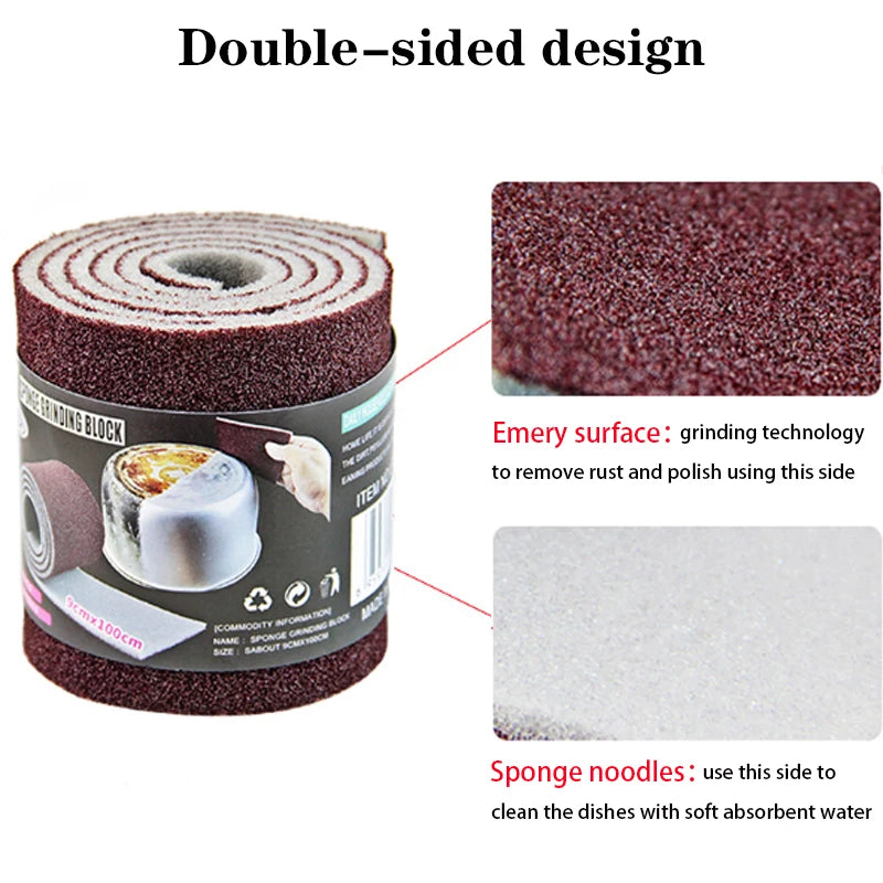 Magic Melamine Sponge Eraser - Carborundum Kitchen Sponge for Household Cleaning and Kitchen Utensils