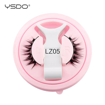 YSDO Winged Magnetic 3D Mink Eyelashes – Reusable Long-Lasting False Lashes, No Glue Needed with Tweezers for Makeup