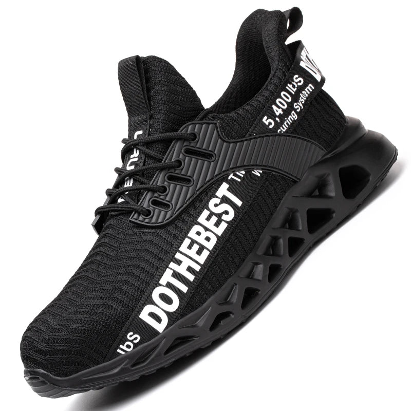 Steel Toe Safety Shoes for Men & Women – Lightweight Puncture-Proof Work Sneakers, Unisex Construction Boots