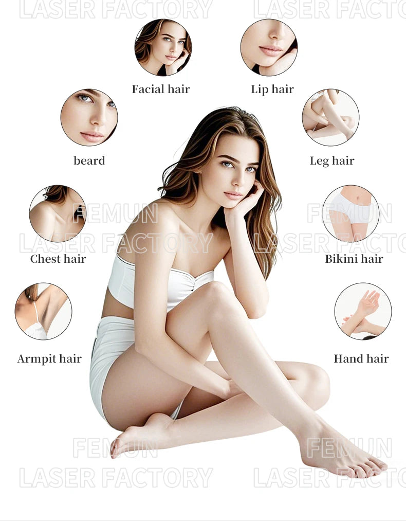 2-in-1 808nm Diode Laser Hair Removal & Picosecond Tattoo Machine – Portable 4000W Q-Switched Device