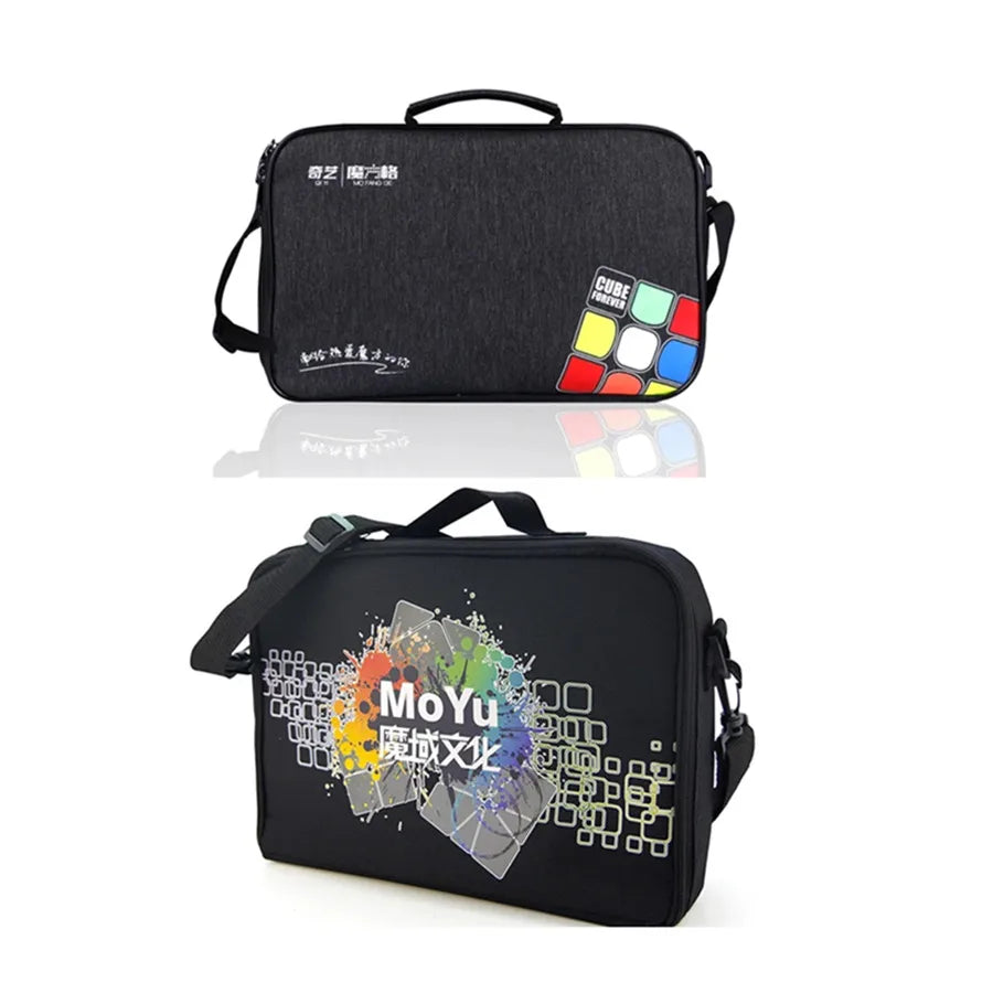Qiyi Moyu Magic Cube Storage Bag - Professional Carry Case for 2x2 to 9x9 Speed Cubes, Puzzle Toys & Gifts
